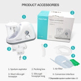 Portable Medical electric vacuum suction aspirator pump apparatus unit single bottle phlegm suction machine Device Suction Sputu